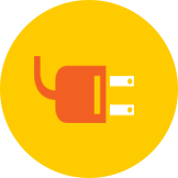 plugged in