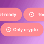 Three pills with web3 myths struck through.